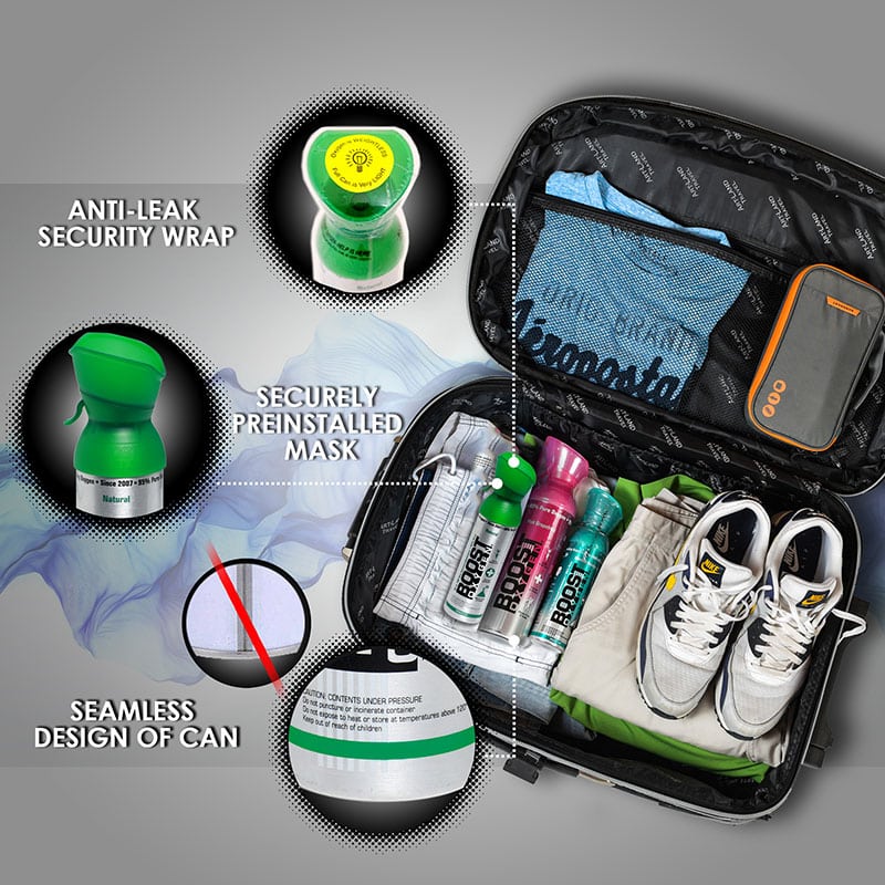 Boost Oxygen Natural – 95 % ren oksygen på boks - 9 liter