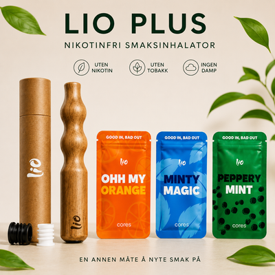 Lio Plus Nikotinfri Smaksinhalator – Startpakke