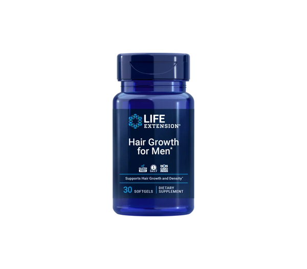 Life Extension Hair Growth for Men kosttilskudd for menn 30 softgels