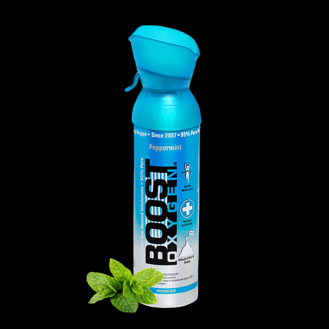 Boost Oxygen peppermynte – 95 % ren oksygen på boks - 5 L