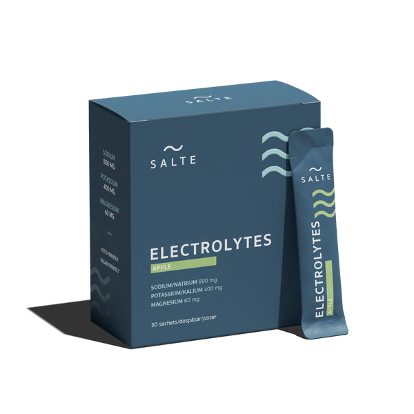 Salte Electrolytes Apple elektrolyttpulver med natrium kalium og magnesium