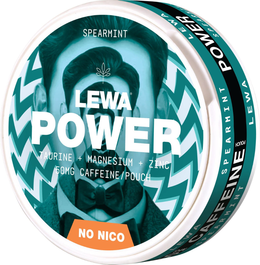LEWA Power Spearmint koffeinposer – Nikotinfri energi