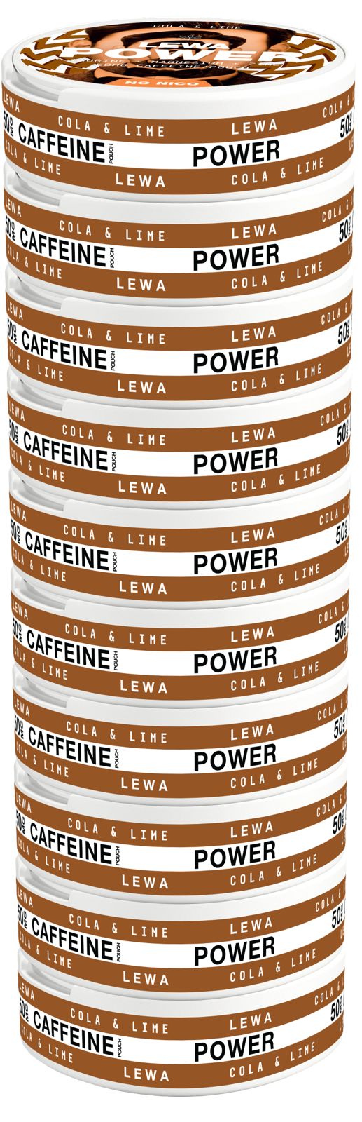 LEWA Power Cola & Lime – Nikotinfrie koffeinposer (10 pk)