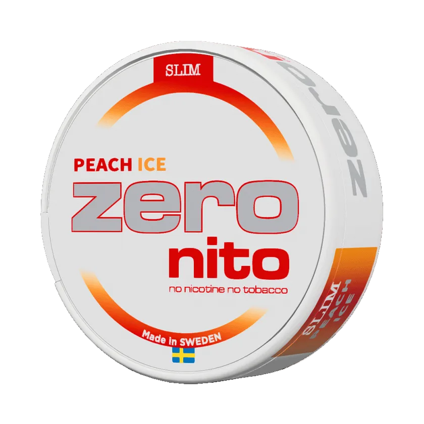 Zeronito Peach Ice Slim – Nikotin- og tobakksfrie poser
